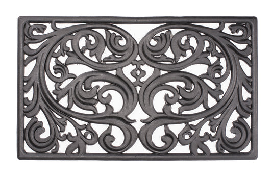 G680 Renee scroll Rubber sculpted door Mat
