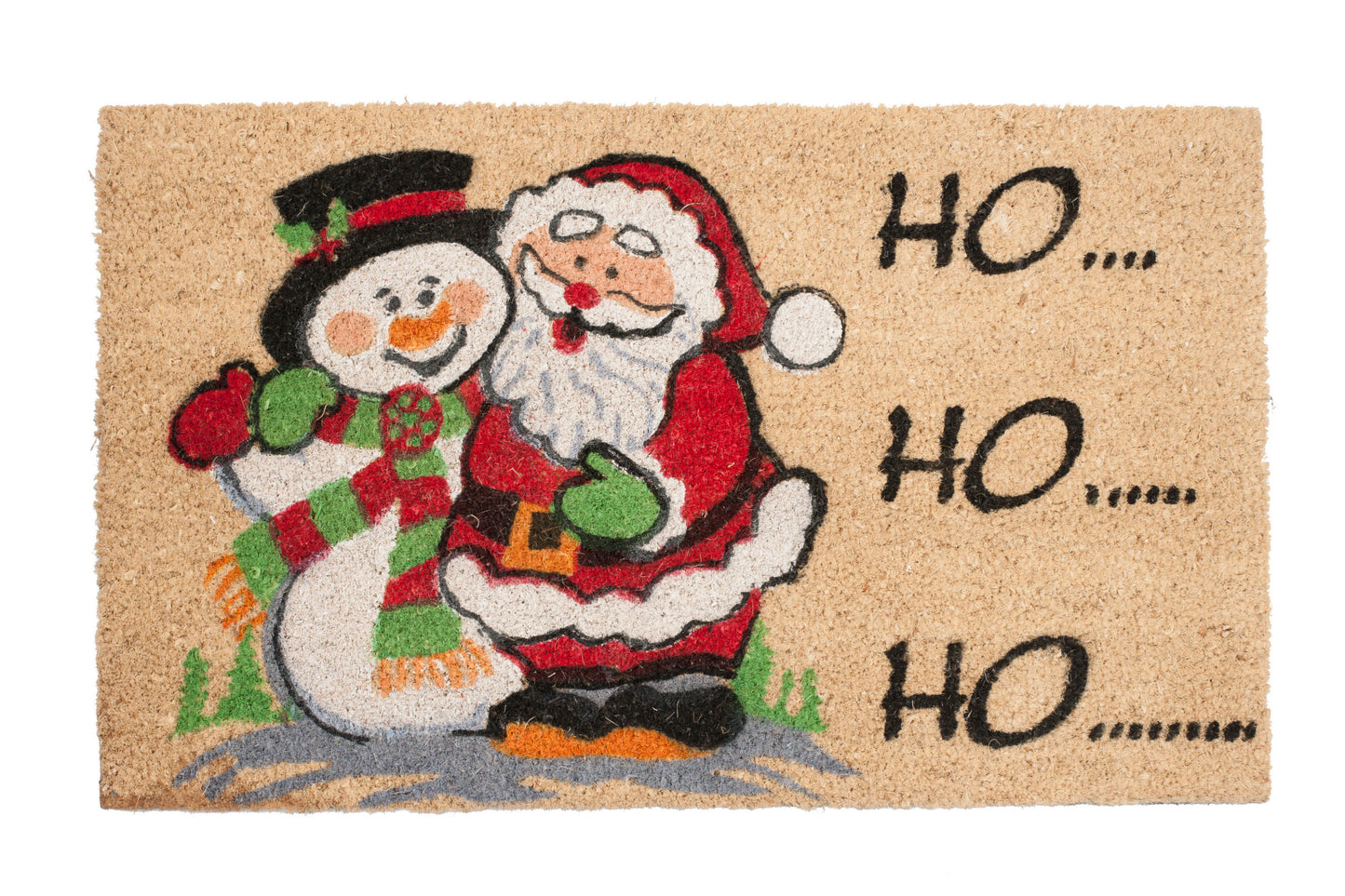 G623 Snowman & Santa Door Mat
