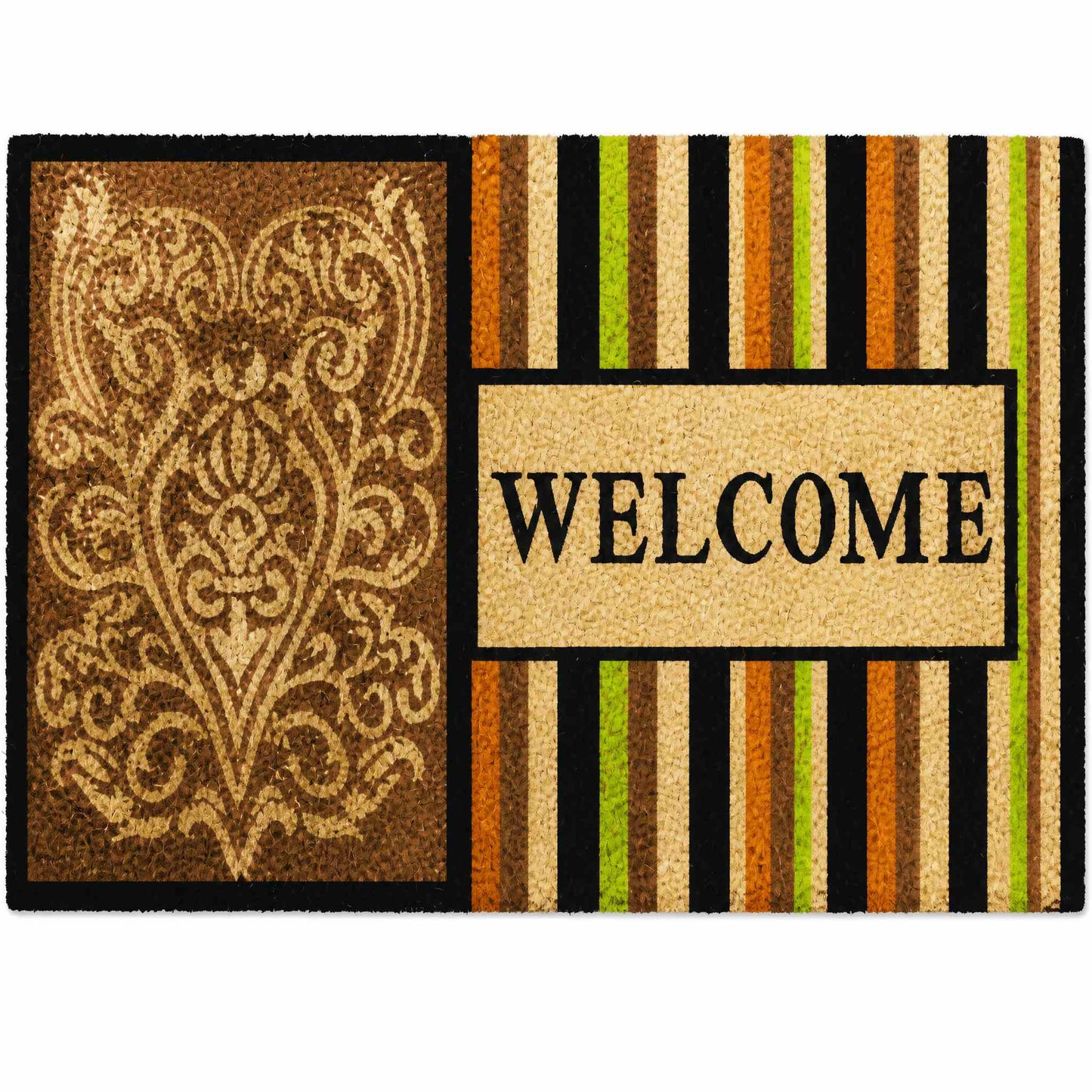 Welcome Multicolored Door Mat – Colorful Decorative Entry Mat