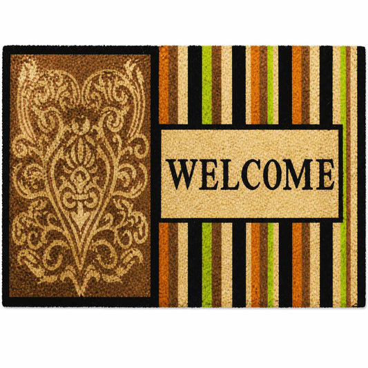 Welcome Multicolored Door Mat – Colorful Decorative Entry Mat
