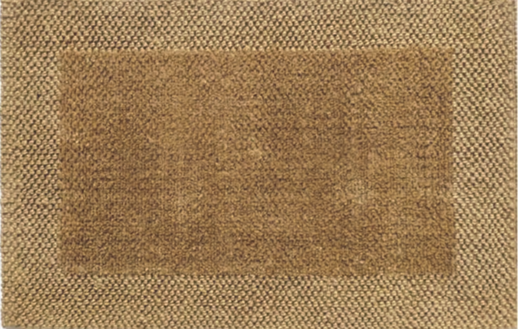 beige and brown rug jute bordered natural fiber design