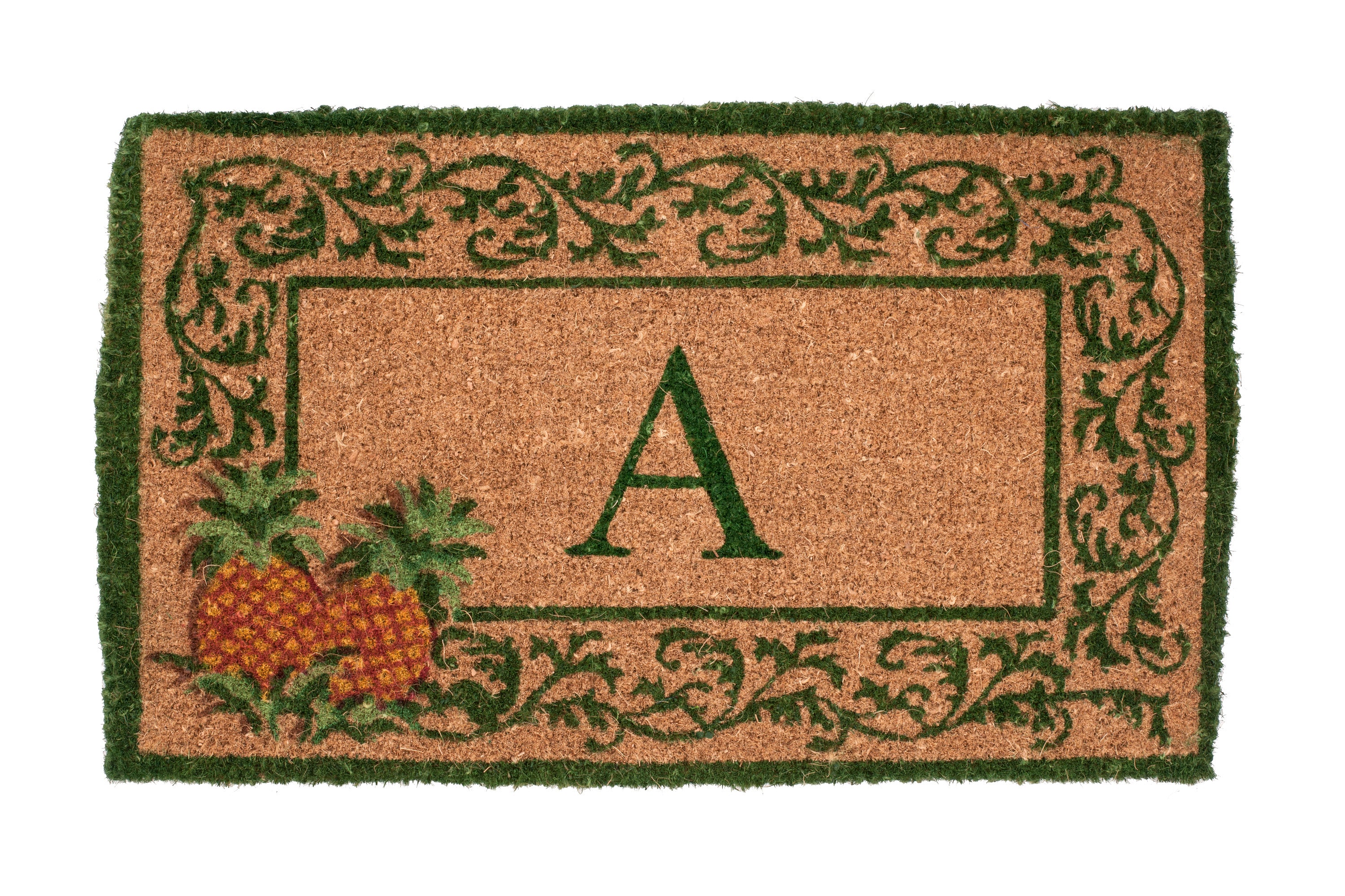 Creel Pineapple Scroll Door Mat