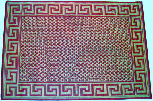 Greek key reversible outdoor rug weather resistant indoor outdoor patio deck rug