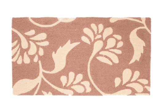 Meadows brown doormat durable indoor outdoor entryway rug with textured surface
