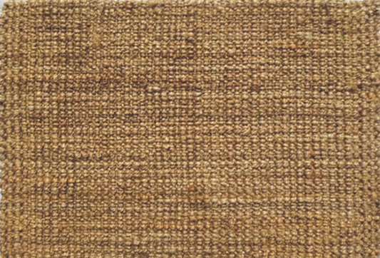 natural jute rug with woven braided texture