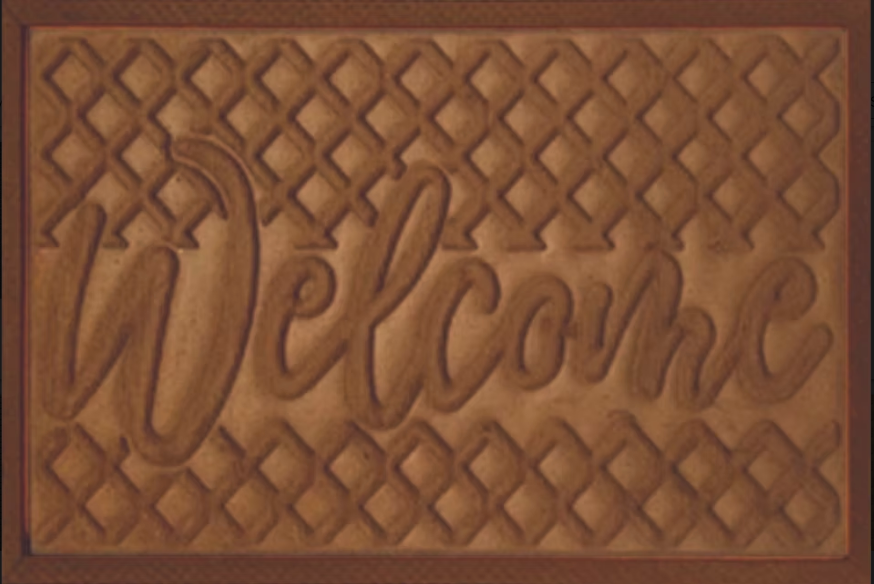 Welcome Aqua-Loc door mat non slip water absorbing indoor outdoor entryway rug